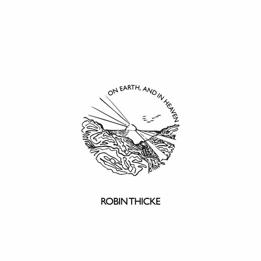 the album cover for Robin Thicke - On Earth & In Heaven [Clear LP]