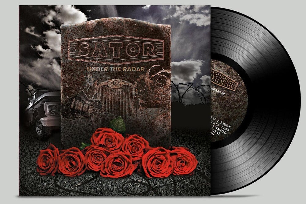the album cover for Sator - Under The Radar (Transparent Marble Gold/Black)