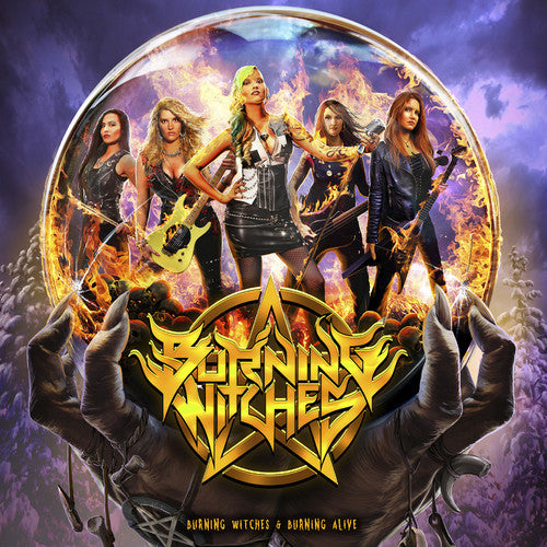 the album cover for Burning Witches - Burning Witches & Burning Alive [Import]