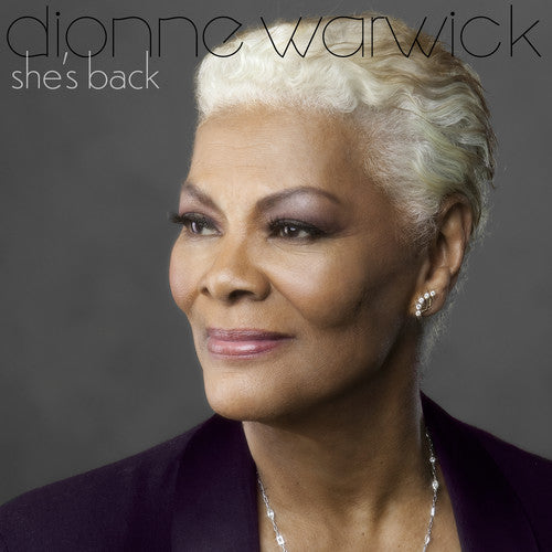the album cover for Dionne Warwick - She's Back
