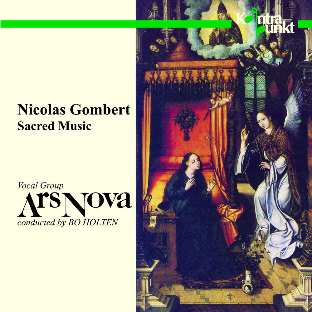 the album cover for Gombert / Bo Holten - Sacred Music