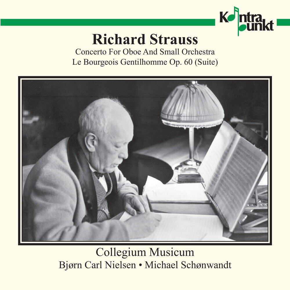 the album cover for R Strauss / Nielsen / Collegium Musicum - Oboe Concerto / Bourgeois Gentilhomme