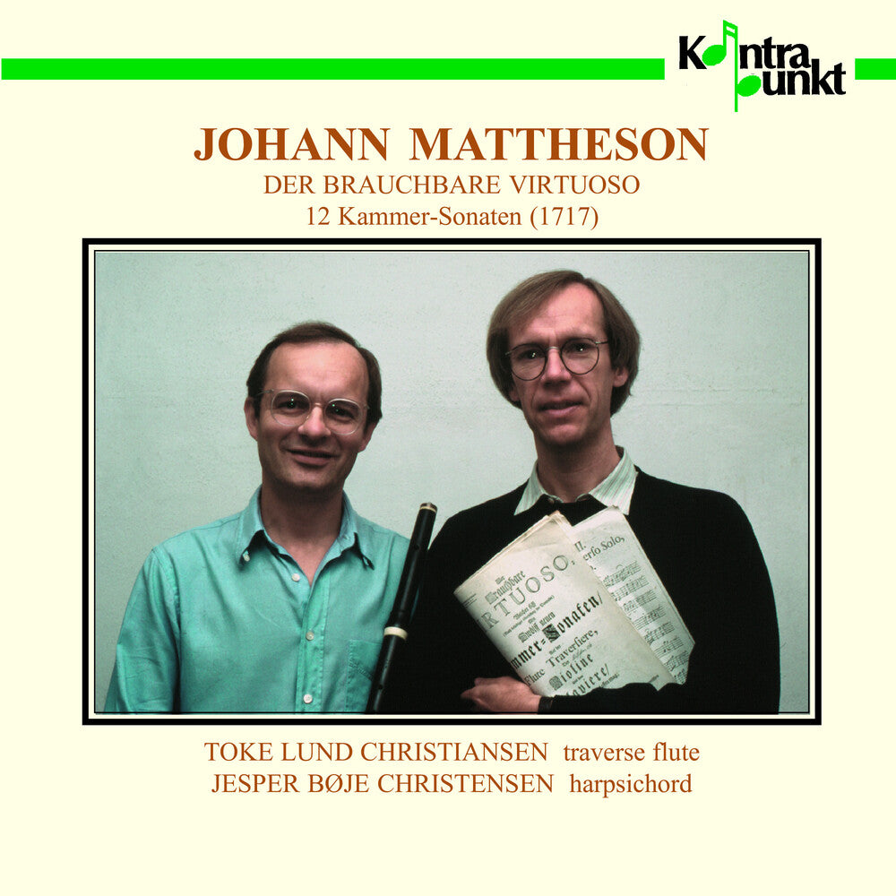 the album cover for Mattheson / Christiansen - 12 Flute Sonatas