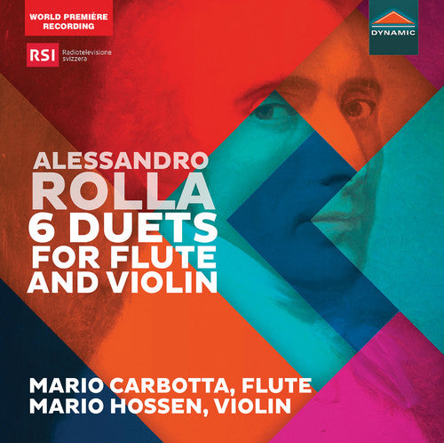 the album cover for Rolla / Carbotta / Hossen - 6 Duets for Flute & Violin