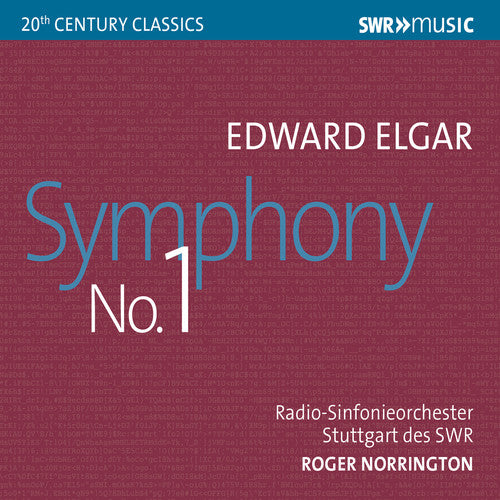 the album cover for Elgar / Norrington - Symphony 1 / 55