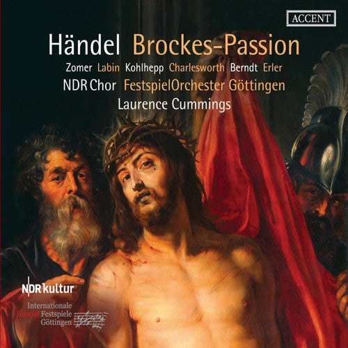 the album cover for Handel / Ndr Chor / Cummings - Brockes Passion