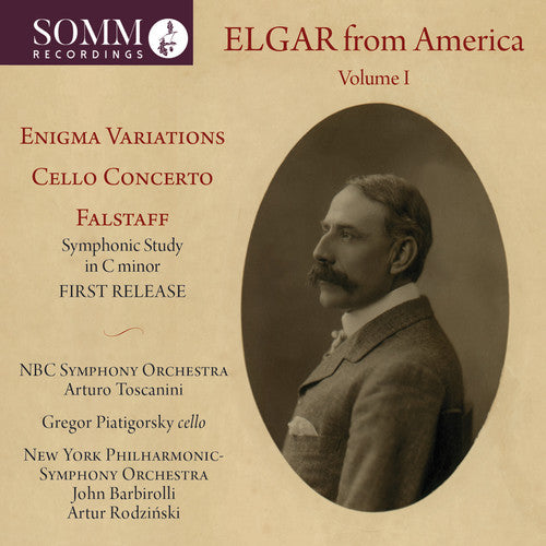 the album cover for Elgar / Nbc Symphony Orchestra / Rodjinsky - Elgar from America 1
