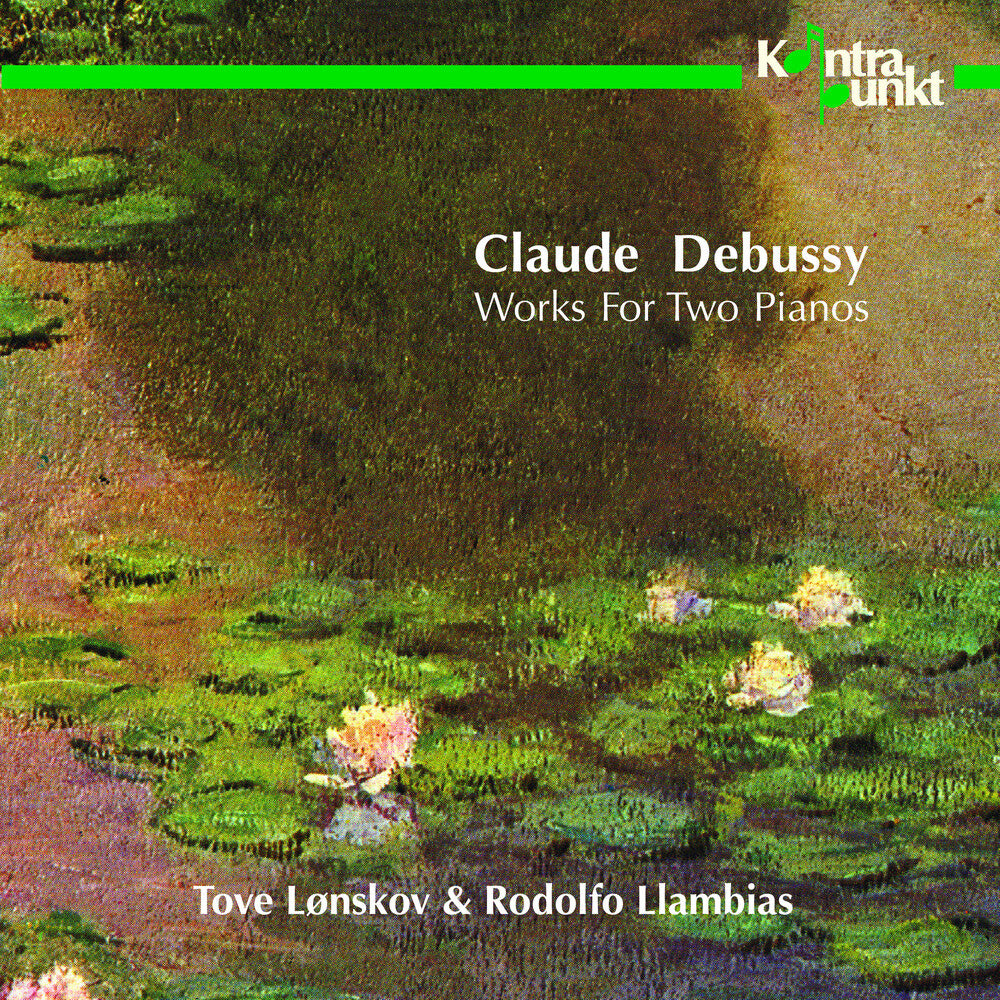 the album cover for Debussy / Lonskov & Llambias - Works for 2 Pianos