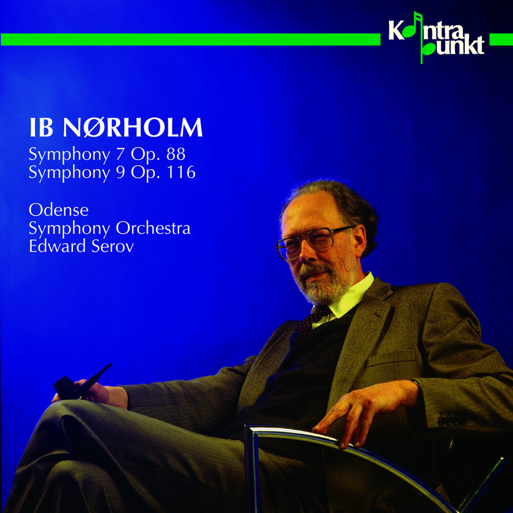 the album cover for Norholm / Serov / Odense Symphony - Symphonies 7 & 9