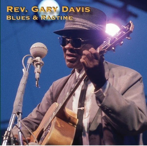 the album cover for Gary Davis Rev - Blues & Ragtime