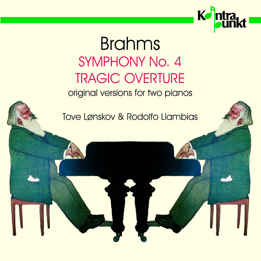 the album cover for Brahms / Lonskov & Llambias - Symphony 4 / Tragic Overture