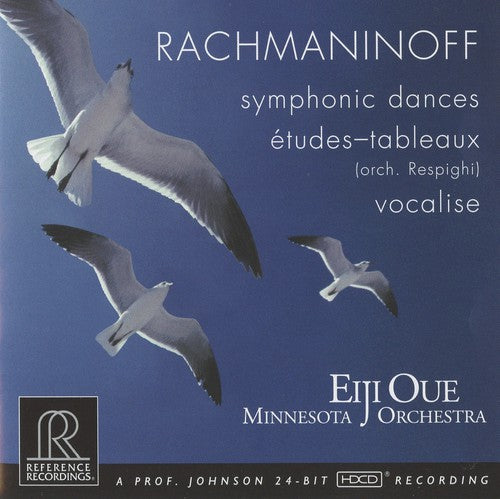 the album cover for Eiji Oue - Symphonic Dances / Etudes-Tableaux