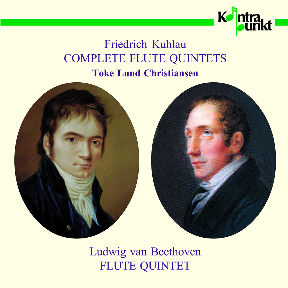 the album cover for Kuhlau / Christiansen - Complete Flute Quintets