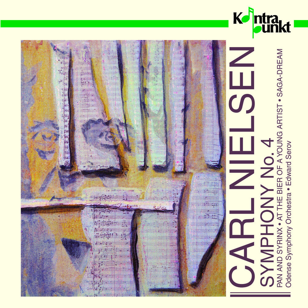 the album cover for Nielsen / Serov / Odense Symphony Orchestra - Symphony 4