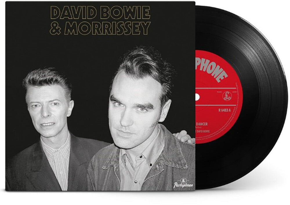 the album cover for Morrissey & David Bowie - Cosmic Dancer / That Entertainment