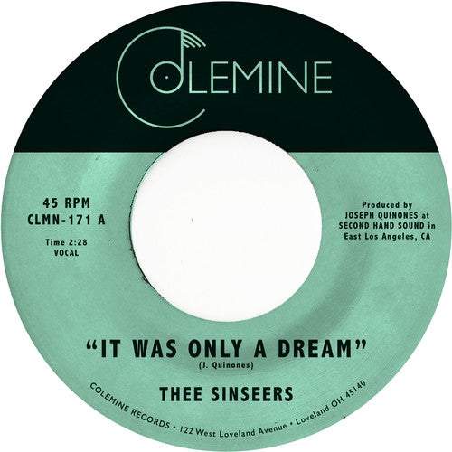 the album cover for e Sinseers - It Was Only A Dream