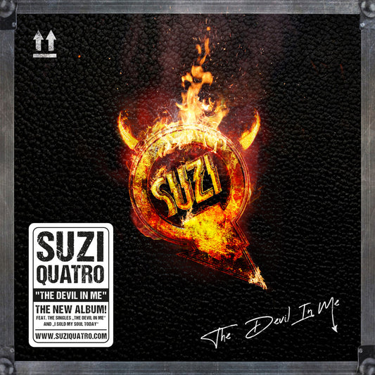 the album cover for Suzi Quatro - The Devil In Me