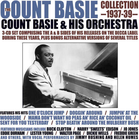 the album cover for Count Basie - The Count Basie Collection 1937-39