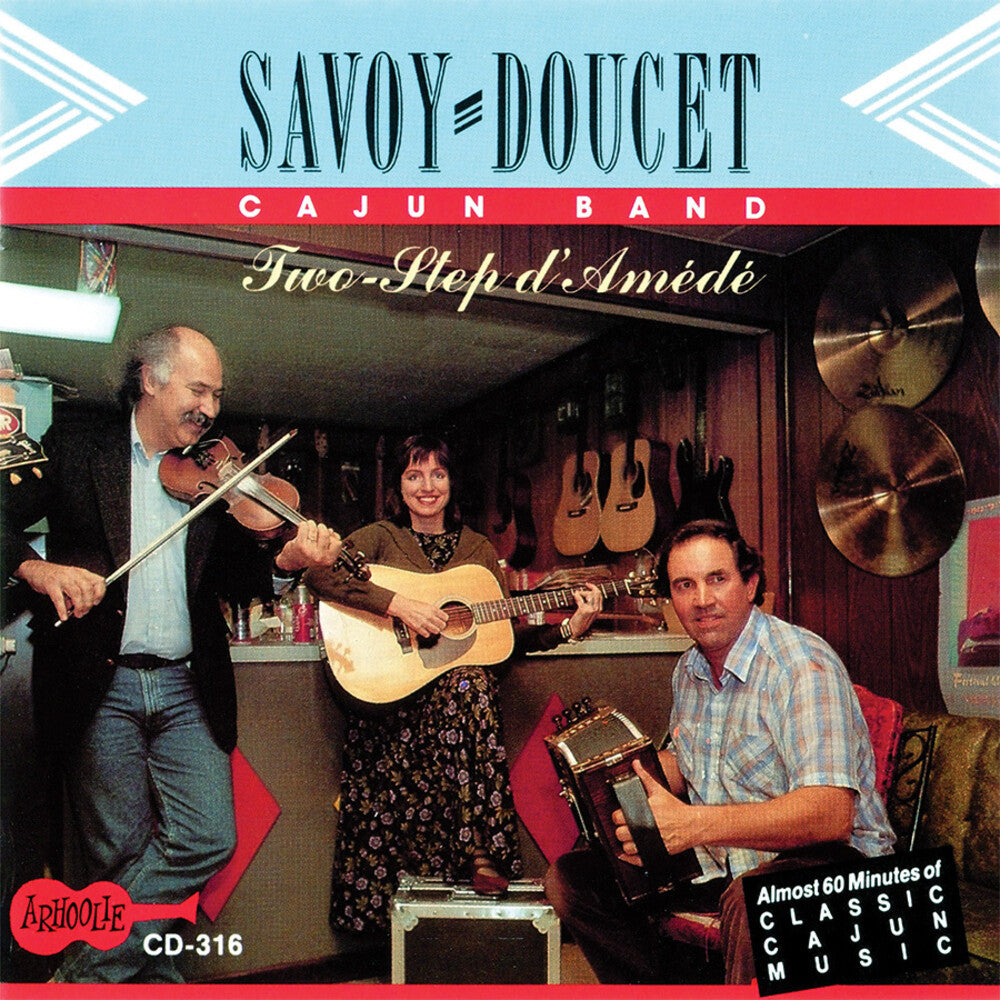 the album cover for Savoy-Doucet Cajun Band - Two-step D'amede