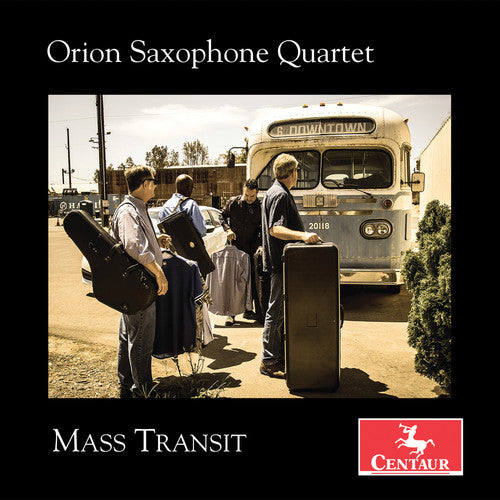 the album cover for Glass / Orion Saxophone Quartet - Mass Transit