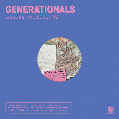 the album cover for Generationals - Reader As Detective