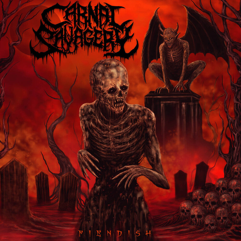 the album cover for Carnal Savagery - Fiendish