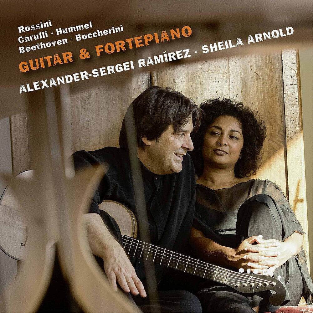 the album cover for Rossini / Ramirez / Arnold - Guitar & Fortepiano