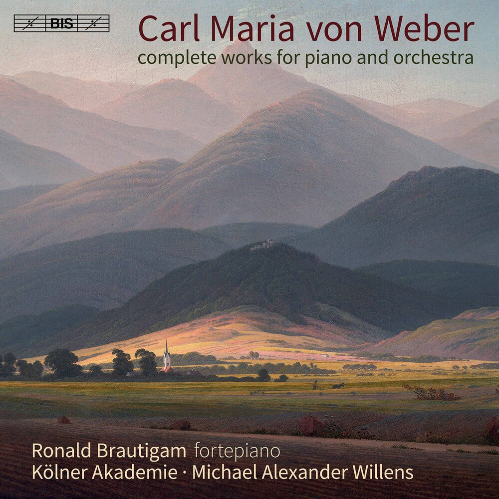 the album cover for Weber / Brautigam / Willens - Works for Piano & Orchestra