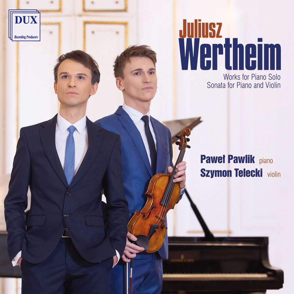 the album cover for Wertheim / Pawlik / Telecki - Works for Piano Solo