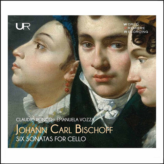 the album cover for Bischoff / Ronco / Vozza - 6 Sonatas for Cello