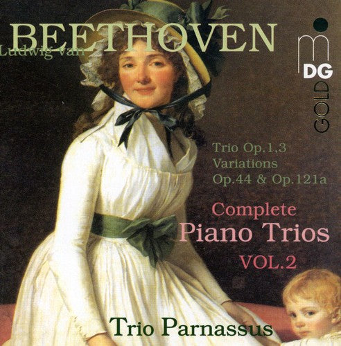 the album cover for L.V. Beethoven - Piano Trios 2