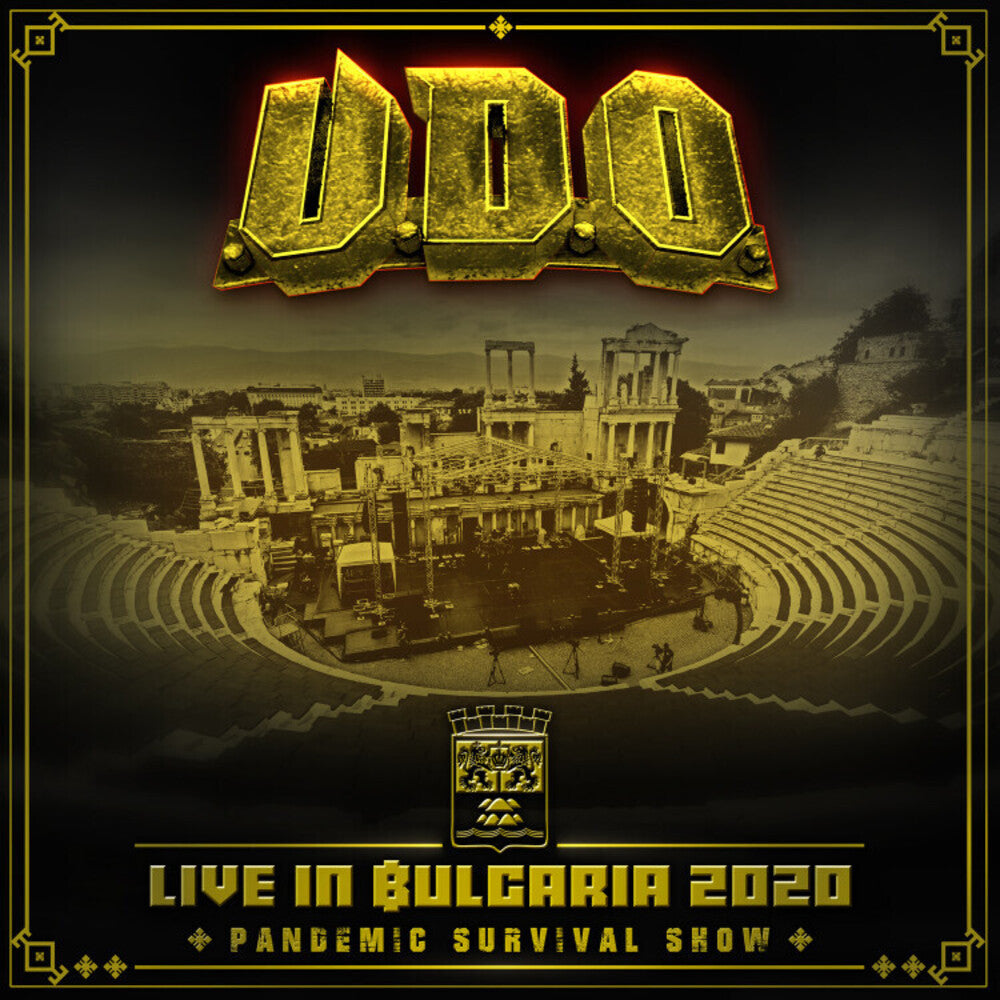 the album cover for U.D.O. - Live in Bulgaria 2020 - Pandemic Survival Show [2CD/DVD]