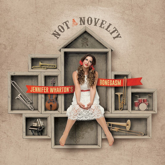 the album cover for Jennifer Wharton - Not A Novelty