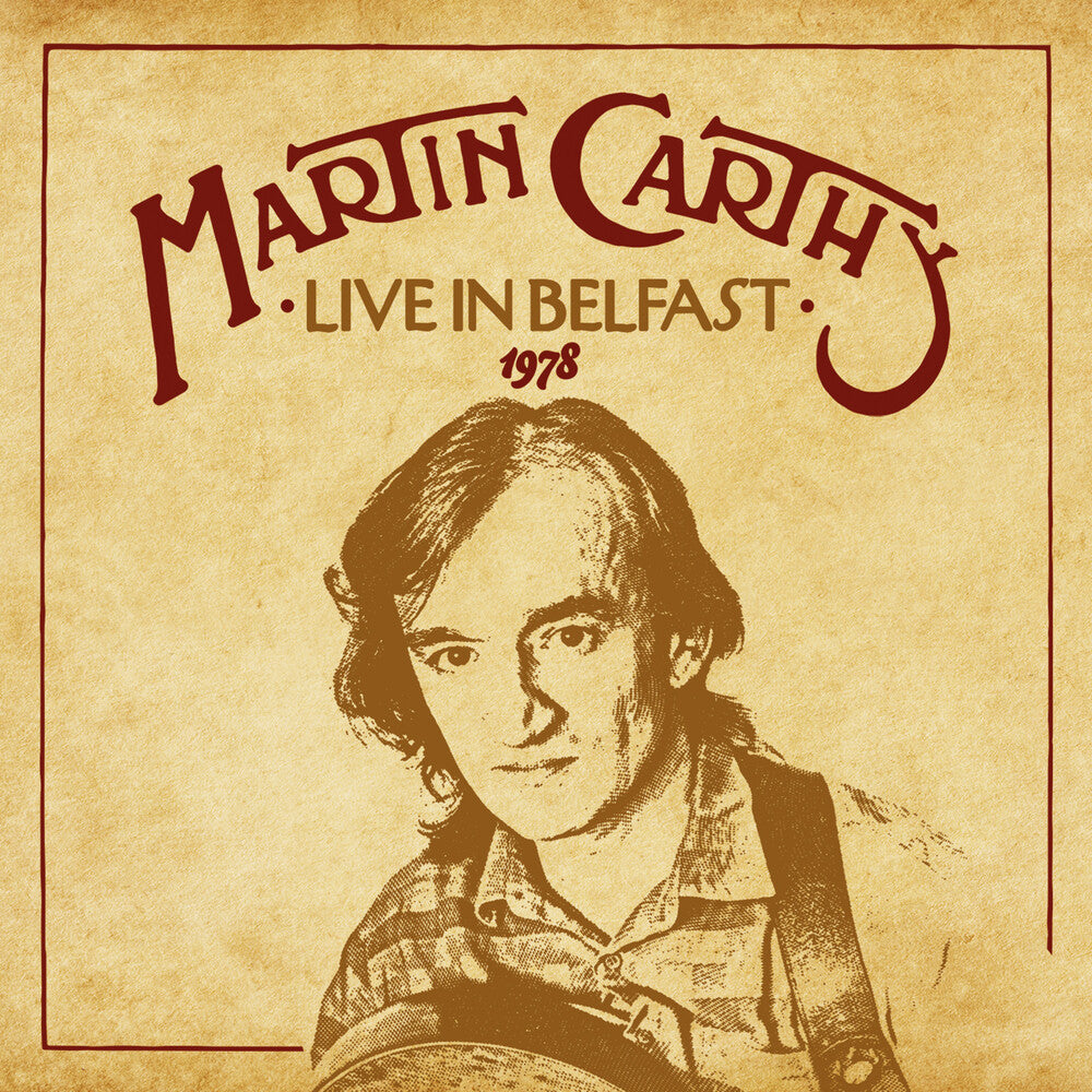 the album cover for Martin Carthy - Live In Belfast 1978