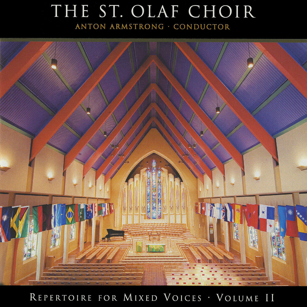 the album cover for St Olaf Band / Armstrong - Repertoire for Mixed Voices 2