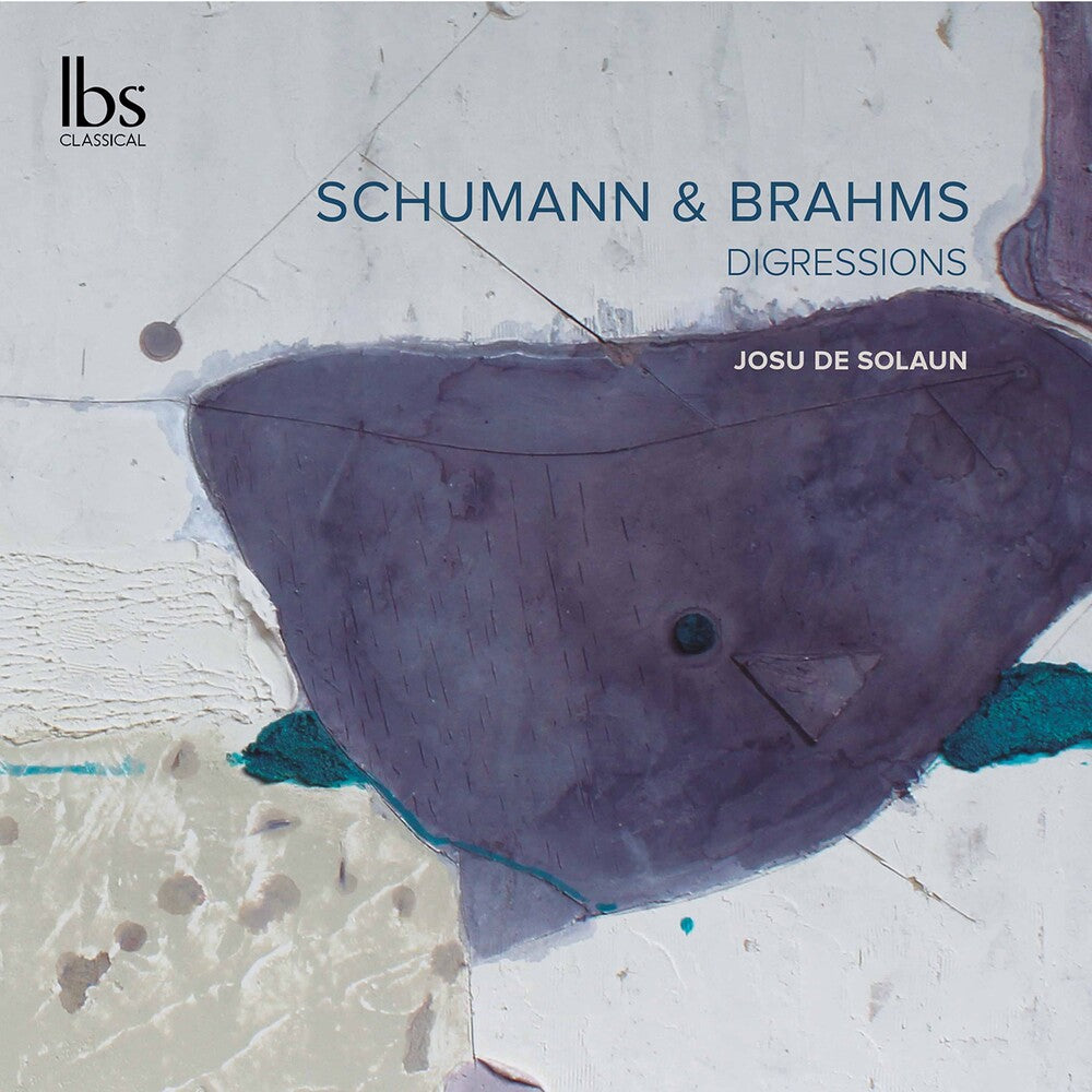 the album cover for Brahms / Solaun - Digressions