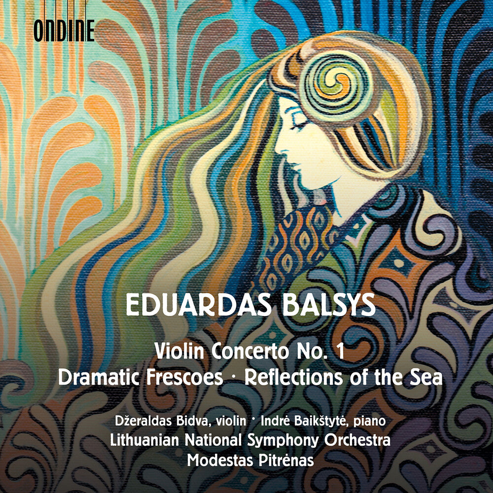 the album cover for Balsys / Bidva / Pitrenas - Violin Concerto 1