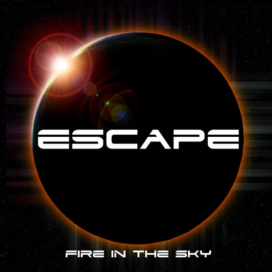 the album cover for Escape - Fire In The Sky