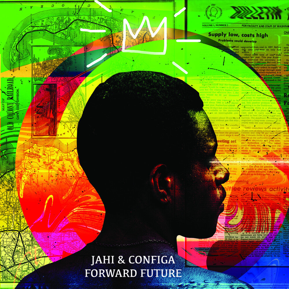 the album cover for Jahi & Configa - Future Forward (Green Vinyl) [Colored Vinyl] (Grn)