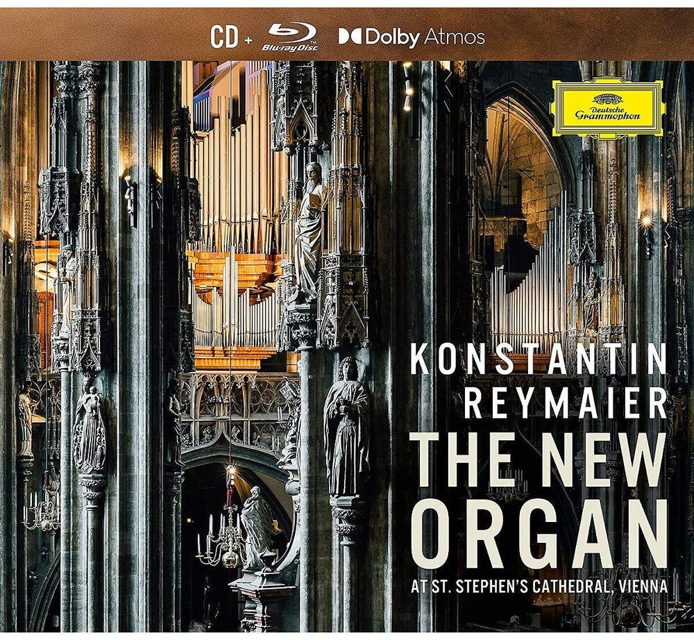 the album cover for Konstantin Reymaier - New Organ At St. Stephens Cathedral Vienna