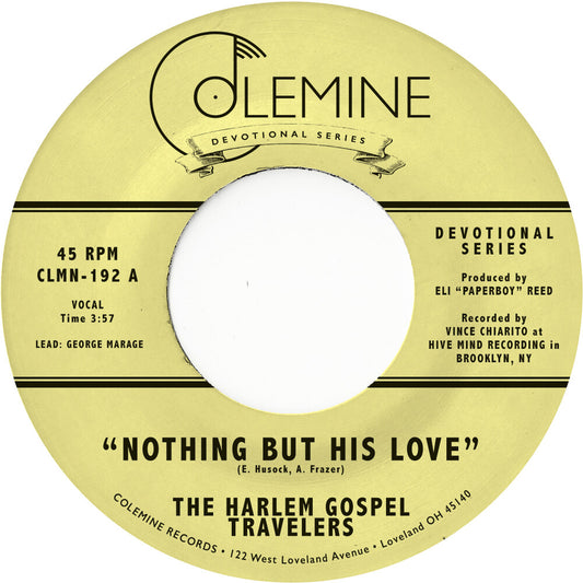 the album cover for The Harlem Gospel Travelers - Nothing But His Love