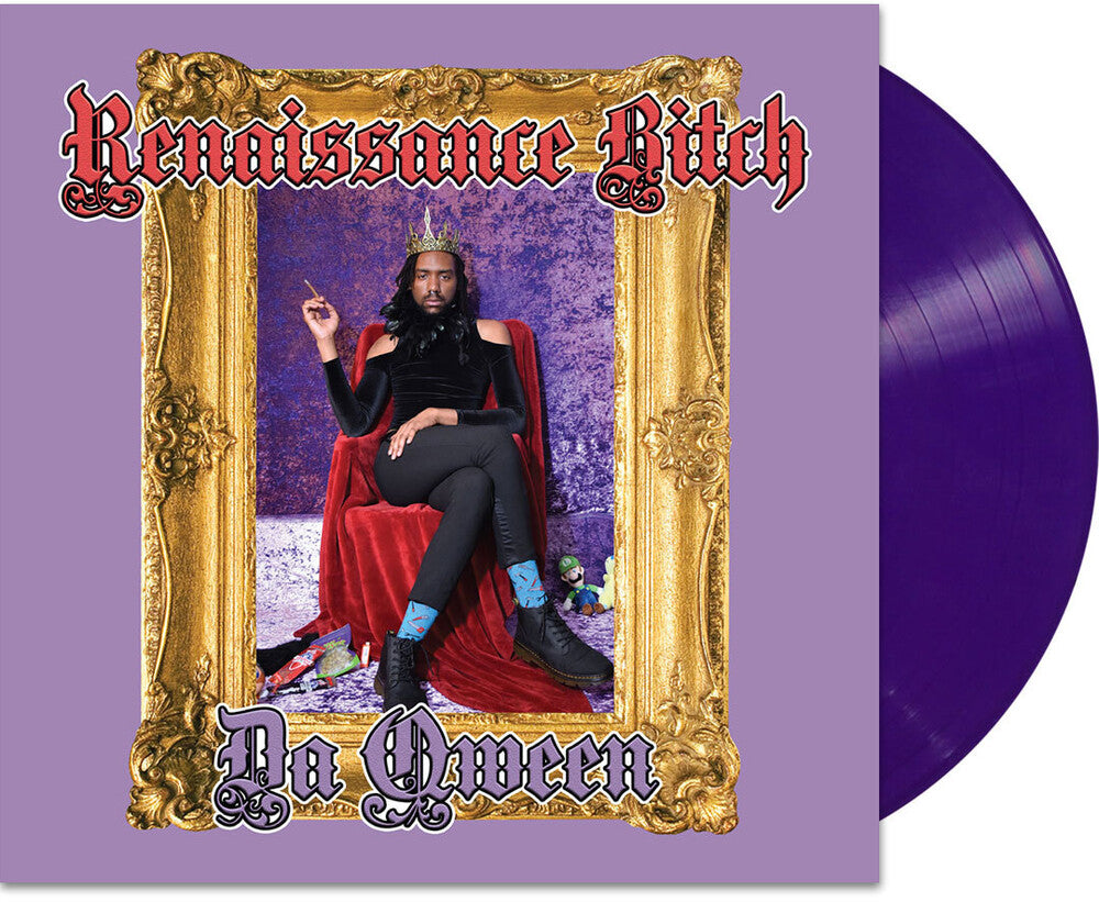 the album cover for Da Qween - Renaissance Bitch (Purple Vinyl) [Colored Vinyl] [Limited Edition]