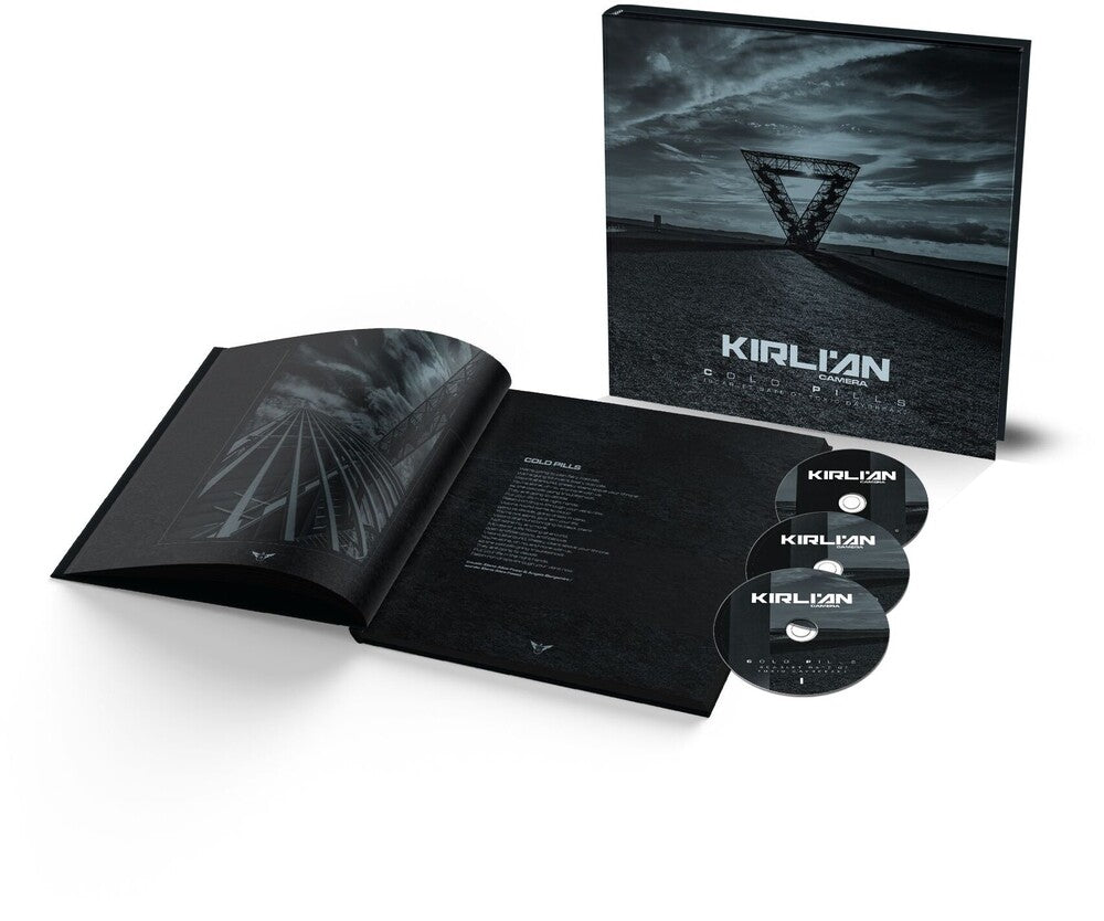 the album cover for Kirlian Camera - Cold Pills (Scarlet Gate Of Toxic Daybreak) (Artbo