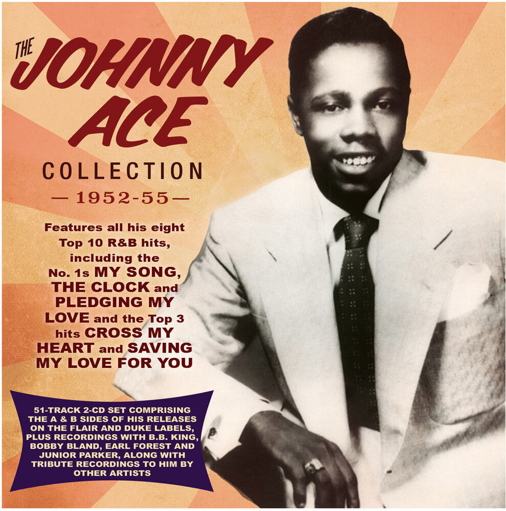 the album cover for Johnny Ace - Collection 1952-55