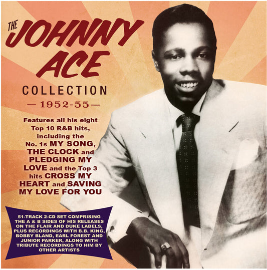 the album cover for Johnny Ace - Collection 1952-55