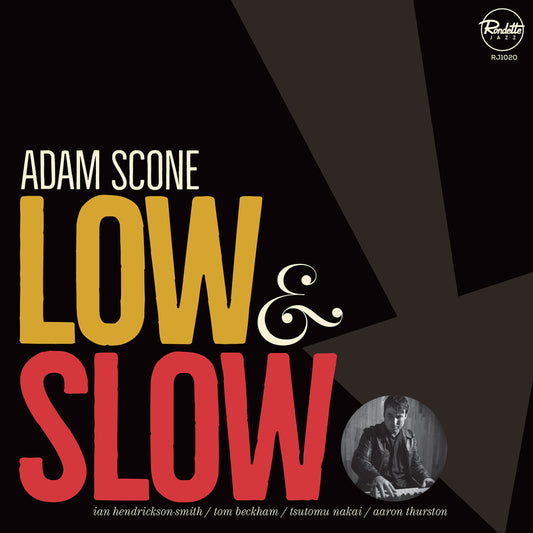 the album cover for Adam Scone - Low & Slow