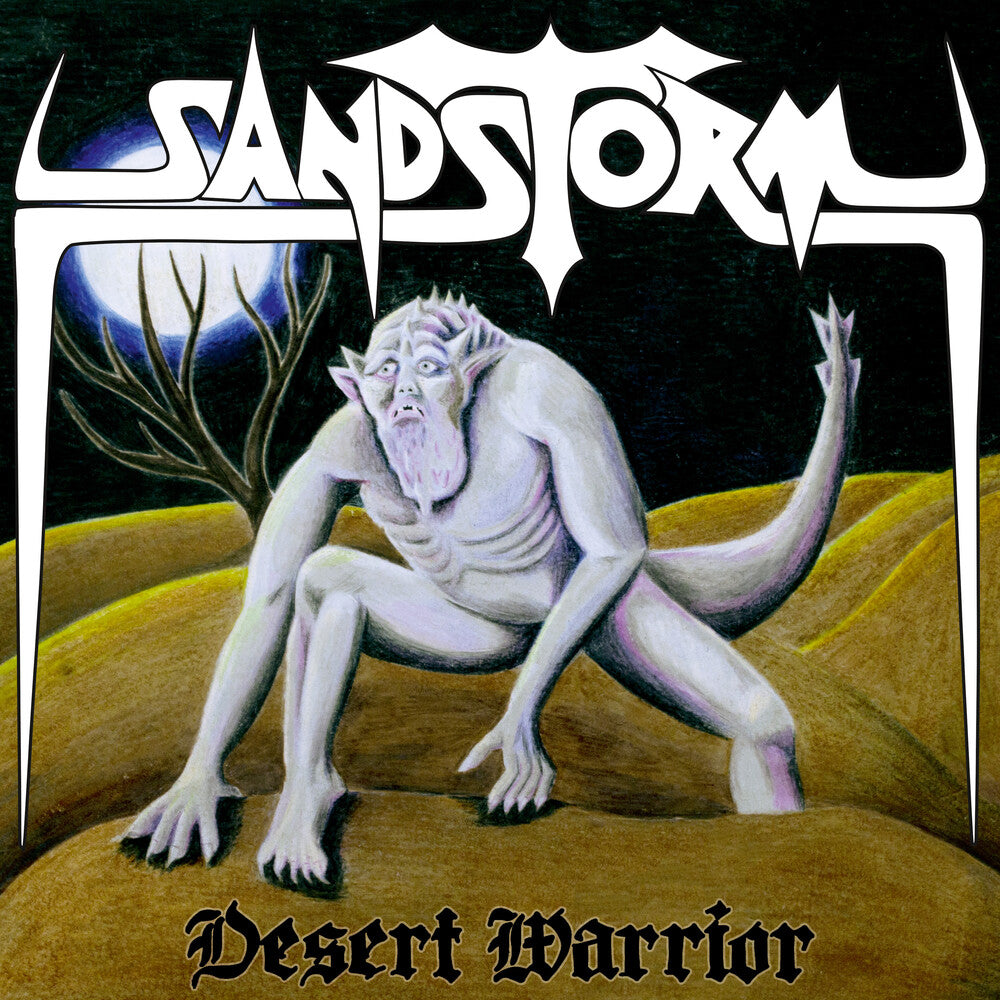 the album cover for Sandstorm - Desert Warrior