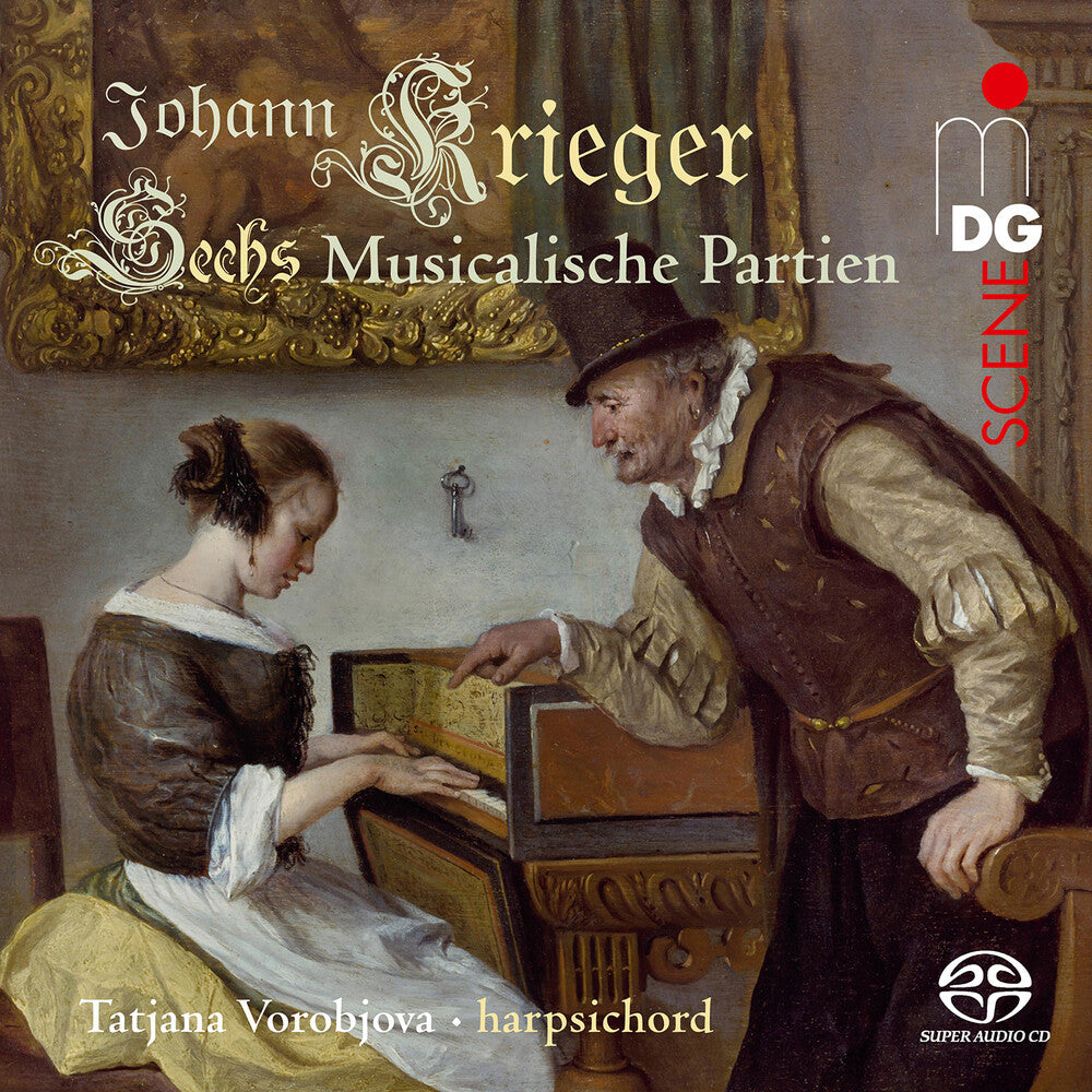 the album cover for Krieger / Vorobjova - Sechs Musicalische Partien (Hybr)