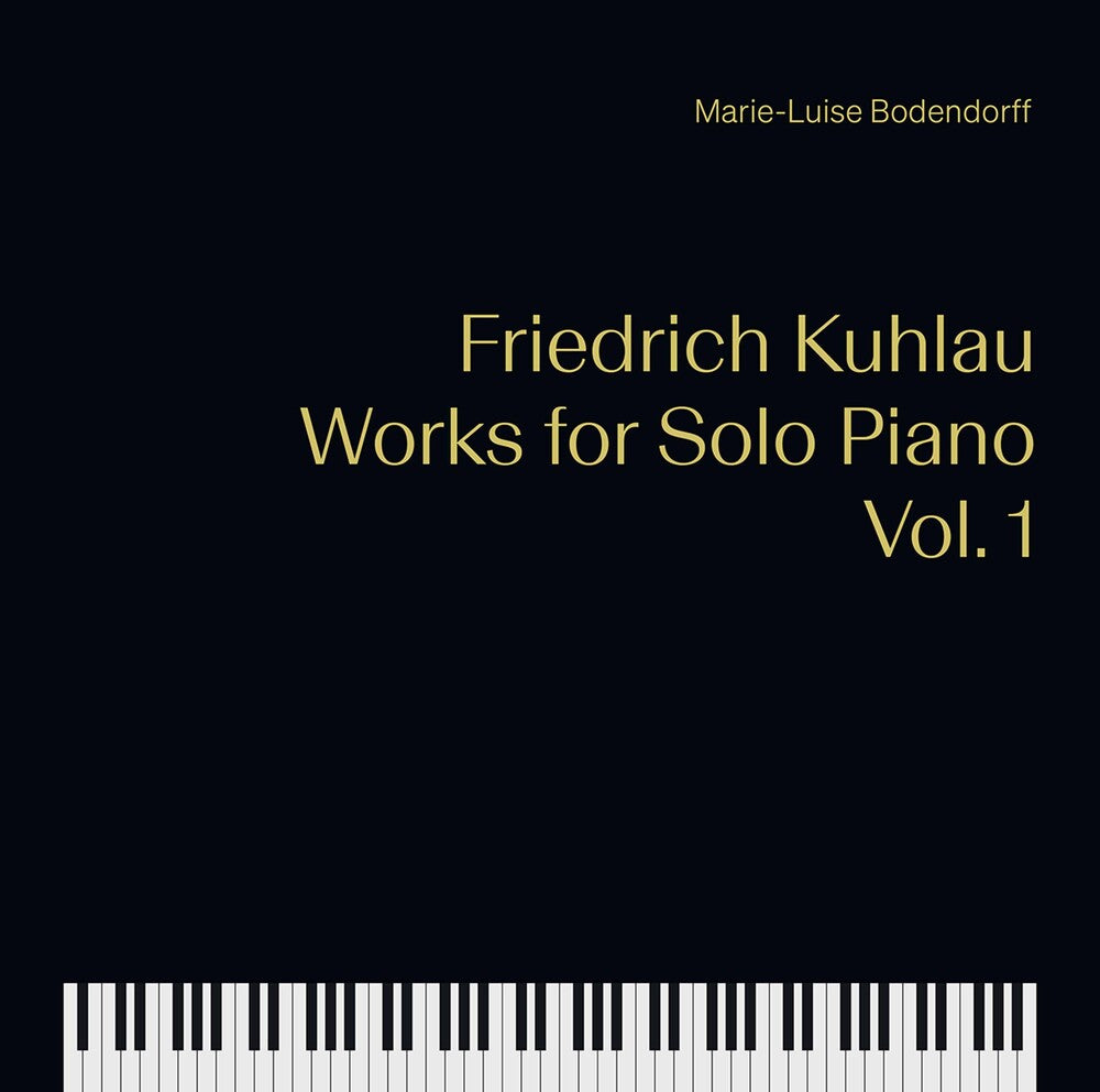 the album cover for Kuhlau / Bodendorff - Works For Solo Piano 1