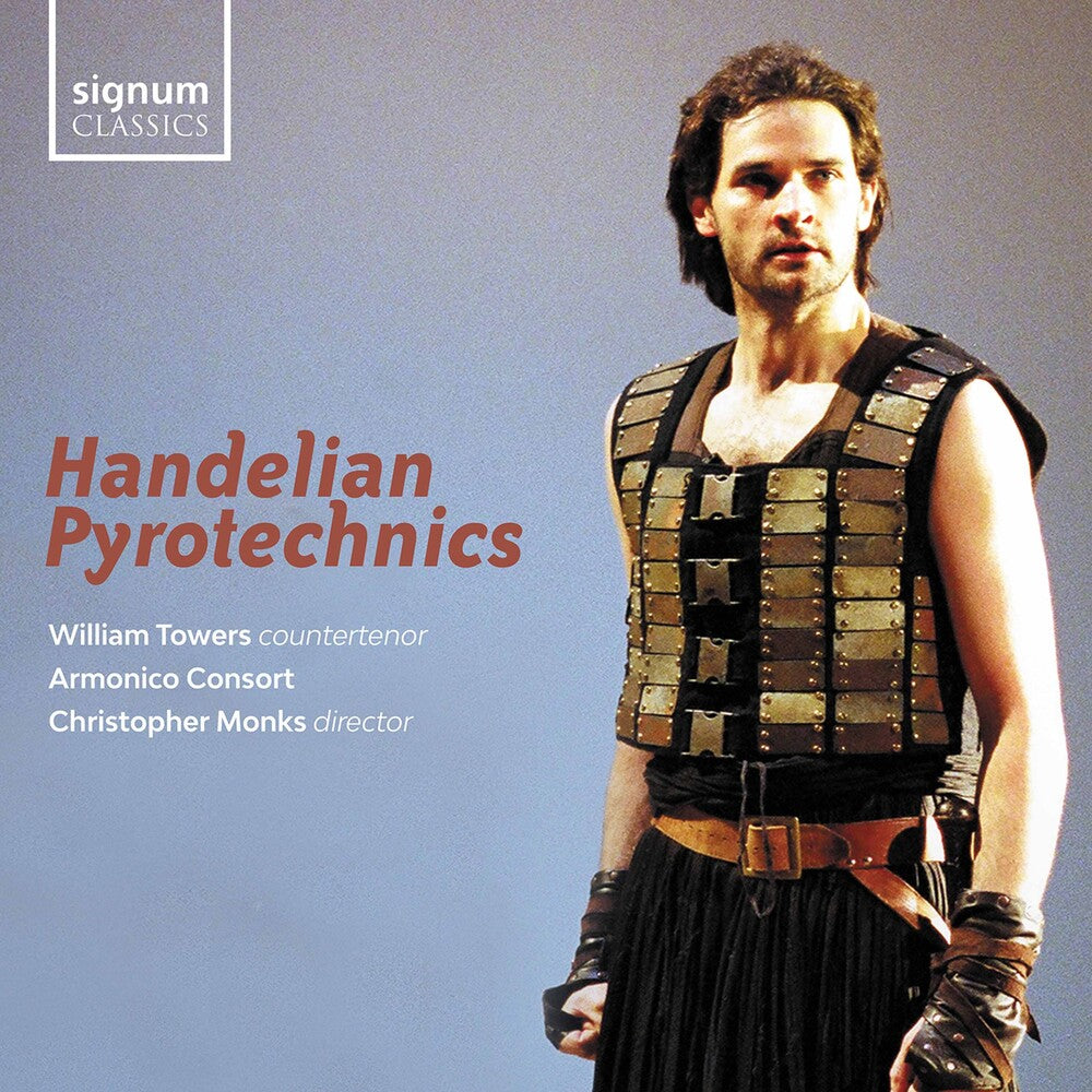 the album cover for Handel / Towers / Monks - Handelian Pyrotechnics